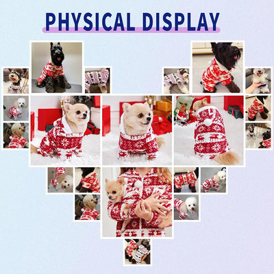 Pyjama Polaire Noël Renne Petit et Moyen Chien