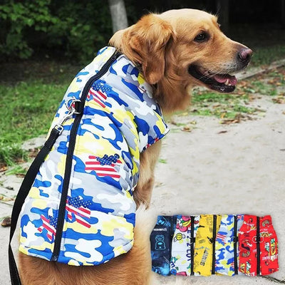 Manteau Camouflage Sans Manches pour Chien du L au 7XL