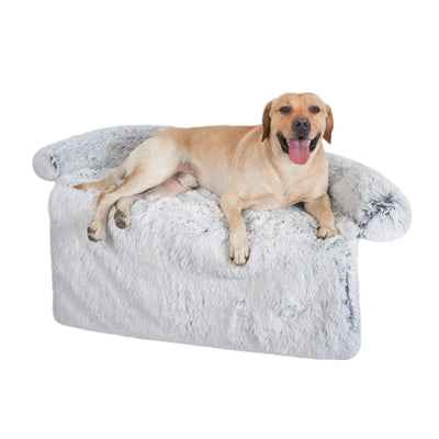Canapé Apaisant Peluche Protège-Canapé Antidérapant pour Chien