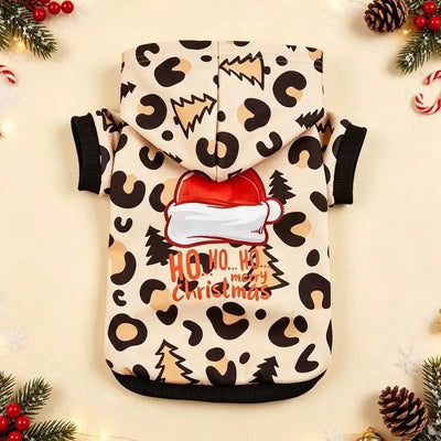 Sweat de Noël Rayé Lutin Chien