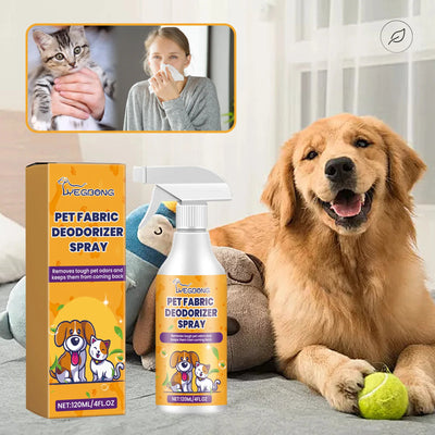 Spray Propreté Désodorisant Tissus et Couchage Chien 120 ml