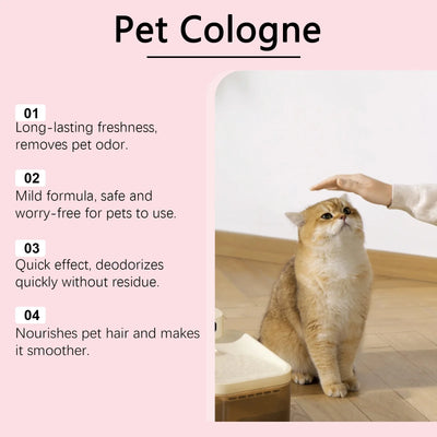 Parfum pour Chien Eau de Cologne Poudre de Bébé 100 ml