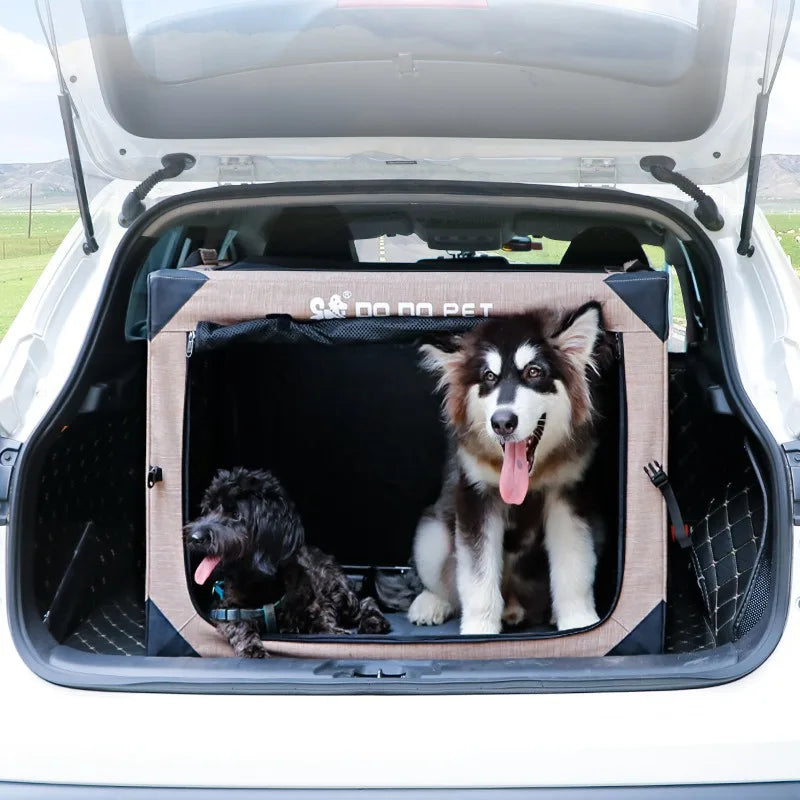 Caisse de Transport Chien Pliable Souple 51 à 96 cm