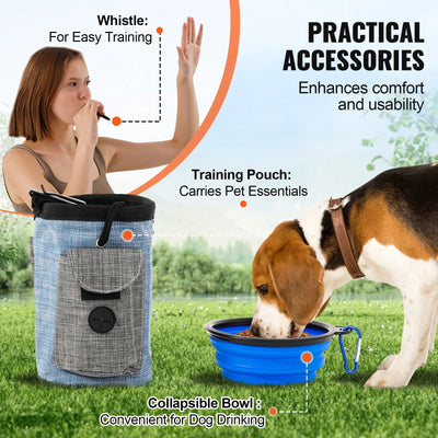 Kit d'Agility Chien SucceBuy 5 Pièces Obstacles Réglables