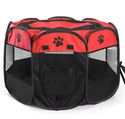 Tente pour Chien Octogonale Niche Pliable Montage Rapide