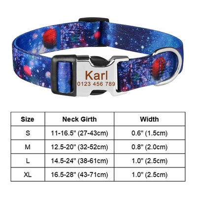 Collier Chien Personnalisé Gravé Motif au Choix