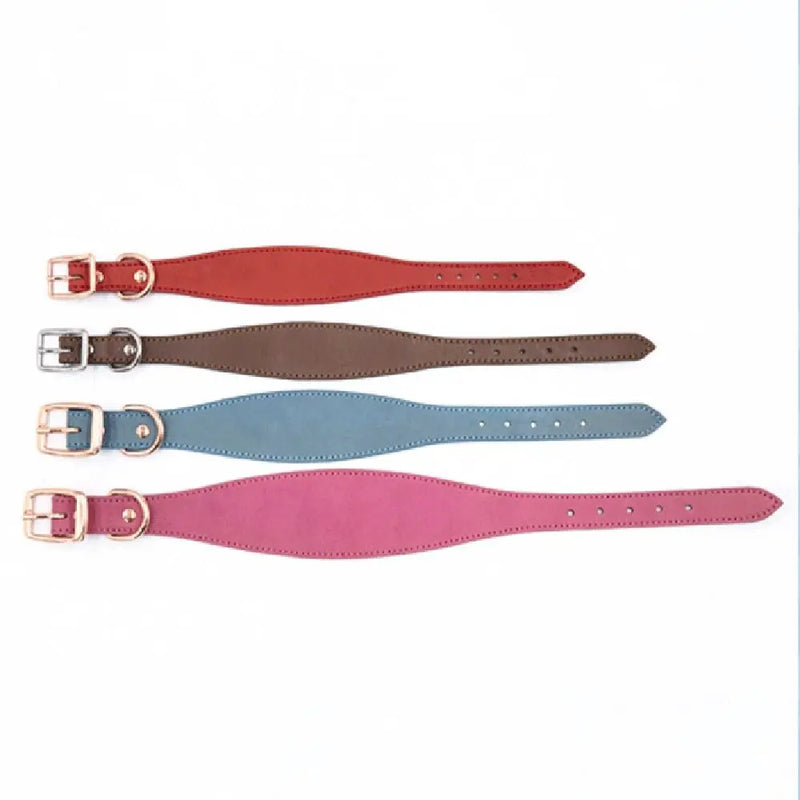 Collier Cuir Large Anti-Traction pour Grand Chien