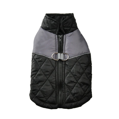 Manteau Matelassé Zippé Réfléchissant Grande Taille Chien