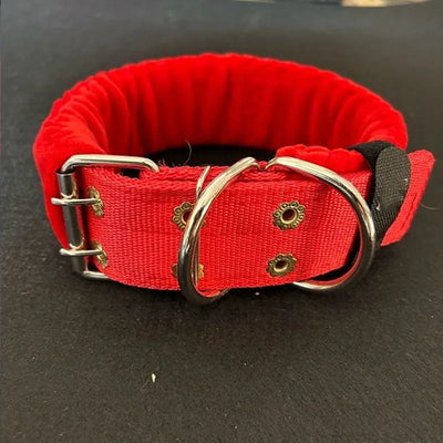Collier Rembourré Anti-Torsion Anneau Pivotant Grand Chien