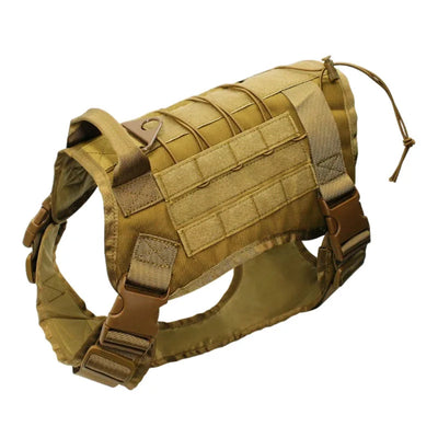 Harnais Tactique Nylon Molle Grand Chien et Accessoires Assortis