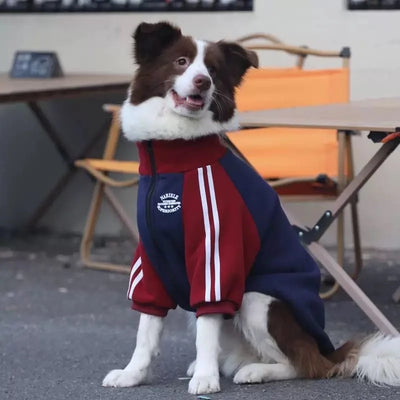 Manteau Polaire Zippé Chaud pour Grand Chien