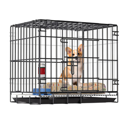 Cage pour Chien Métal Pliable Renforcée avec Plateau