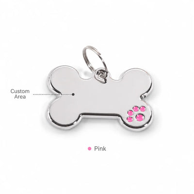 Médaille Gravée en Os à Griffes pour Chien