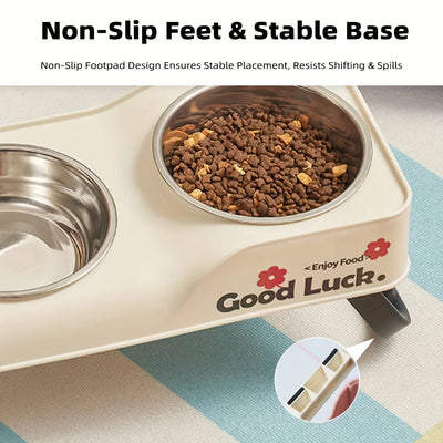 Gamelle Surélevée Double Inox Gros Chien