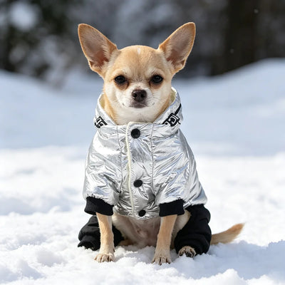 Combinaison Imperméable de Neige Petit Chien Doublure Polaire