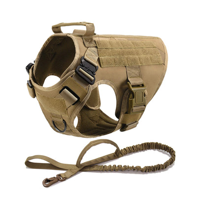 Harnais Tactique Chien Set Complet avec Pochettes Molle