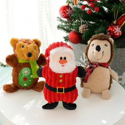 Jouet Peluche de Noël Couineur pour Chien