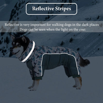 Manteau Imperméable Combinaison de Neige Chaude Chien Moyen
