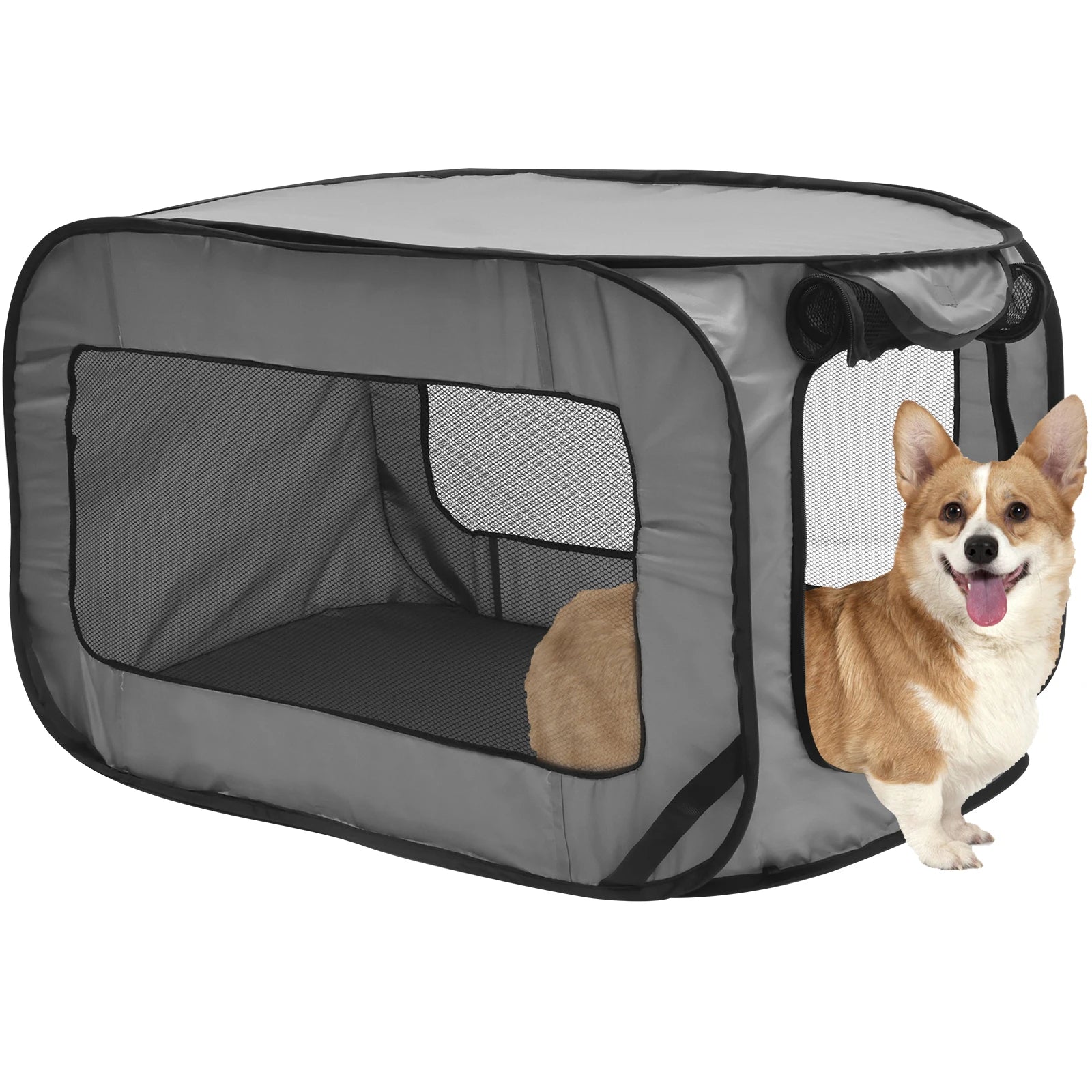 Caisse Pliable de Transport pour Chien Pop-Up 93 cm