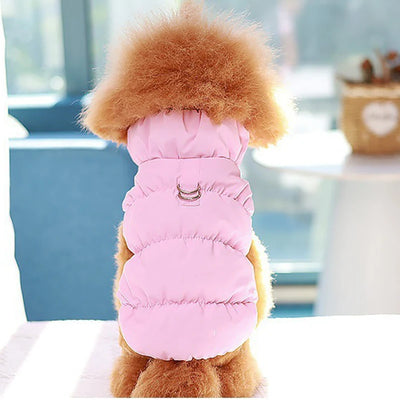 Manteau Coton Chaud à Bretelles pour Gros Chien