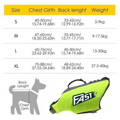 Gilet natation chien - Gros-Chien.com