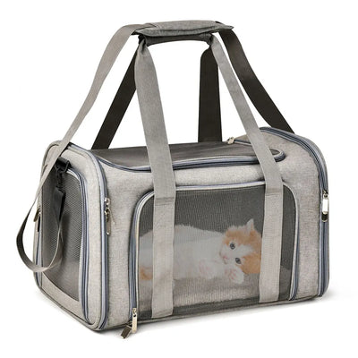 Sac de Transport Chien Souple Bandoulière Petit Chien Chat