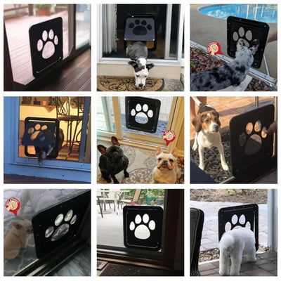 Porte pour Chien Moustiquaire Patte Verrouillable 37 x 41 cm