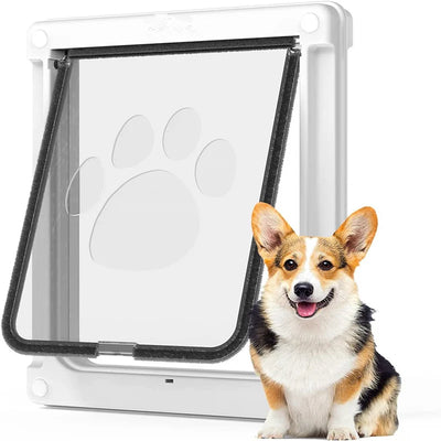 Porte pour Chien Verrouillable Solide Rabat Taille S et L
