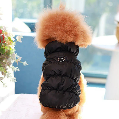 Manteau Coton Chaud à Bretelles pour Gros Chien