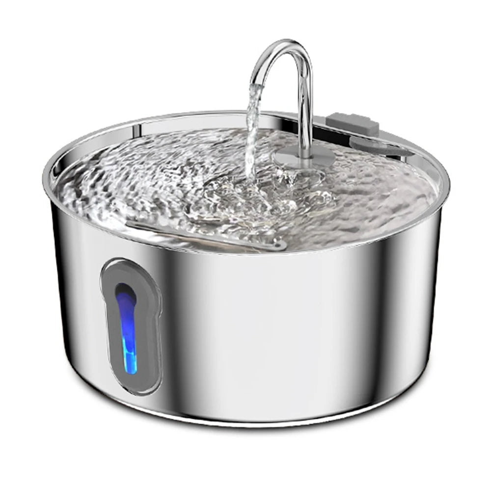 Fontaine à Eau Inox 4 L Bec Robinet pour Chien
