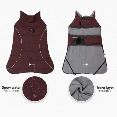 Manteau Imperméable Réfléchissant à Bande Scratch pour Labrador
