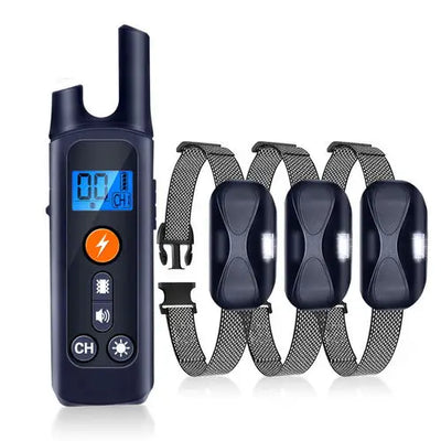 Collier Électrique de Dressage 1000 m Étanche Rechargeable Chien
