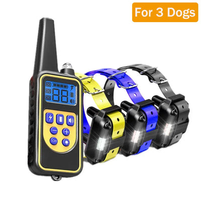 Collier Anti-Aboiement Électrique Gros Chien Télécommande