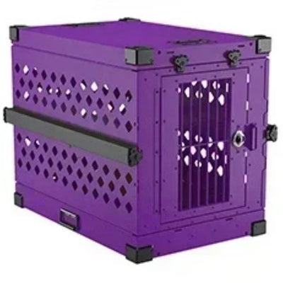 Caisse de Transport Chien Aluminium Pliable 61 à 143 cm