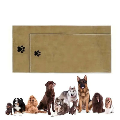 Serviette de Toilettage Microfibre Grand Format pour Chien