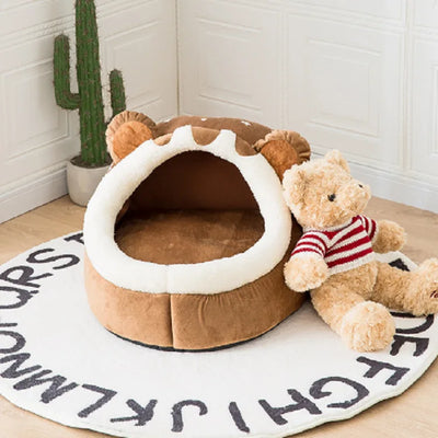 Lit Cave Douillet pour Petit Chien