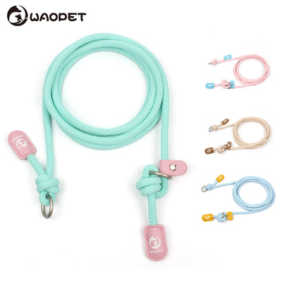 Laisse Mains Libres Canicross Corde Nylon Bandoulière 150 cm