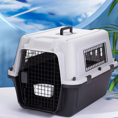 Cage de Transport Petit Chien et Chat Portable Ventilée