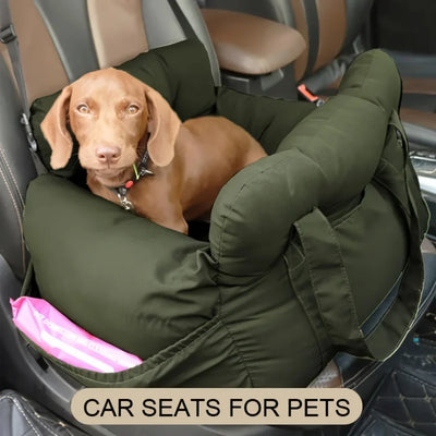 Siège Auto pour Chien Ceinture de Sécurité 70x60x33 cm