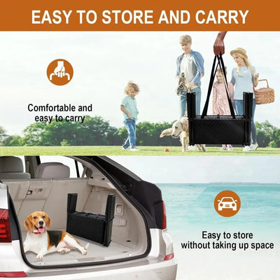 Escalier pour Chien Voiture Pliable 4 Marches Antidérapant