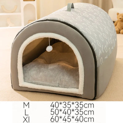 Niche d'Intérieur pour Chien Cabane en Arche Petit Chien 3 Tailles