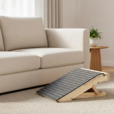 Rampe pour Chien Bois Pliable Réglable Antidérapante