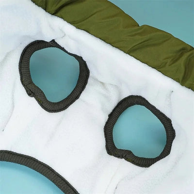 Manteau Imperméable Chien Doublé Polaire Grande Taille