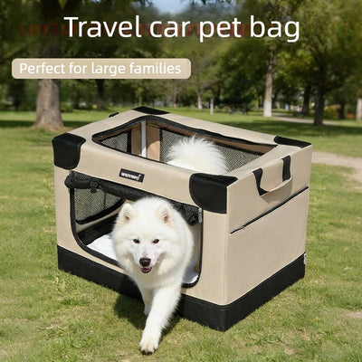 Cage de Transport Pliable pour Chien Souple Oxford 600D