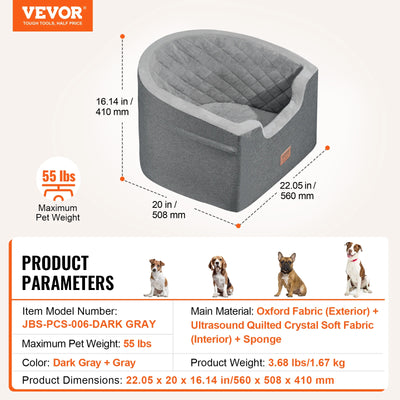 Siège Auto Imperméable Gros Chien 45kg