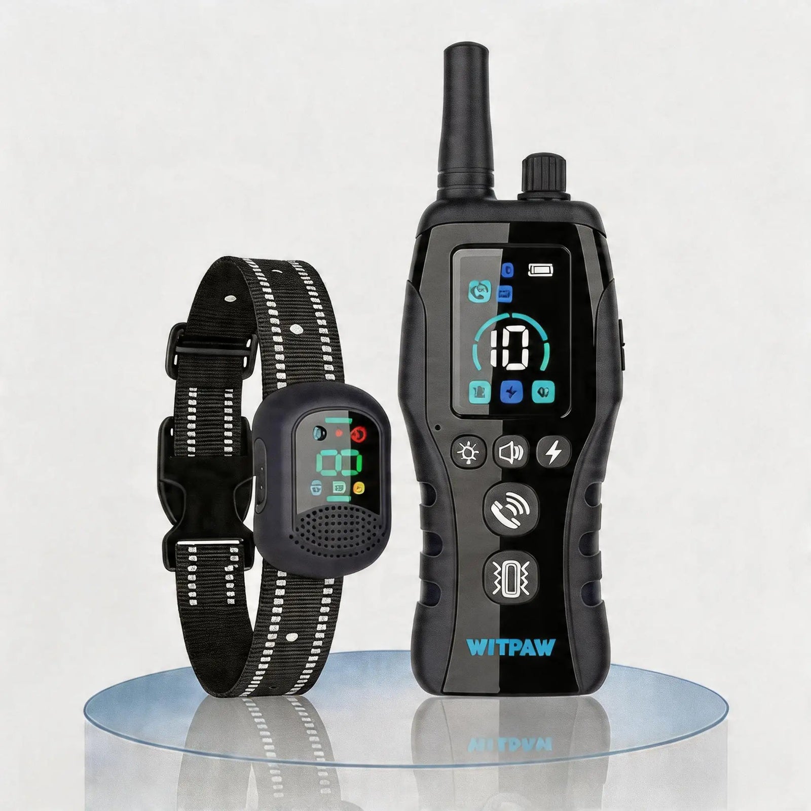 Collier Électrique de Dressage Télécommande 1500 m Chien