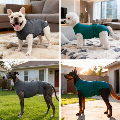 Combinaison Post-Opératoire Chien Alternative Collerette Jusqu'au 5XL
