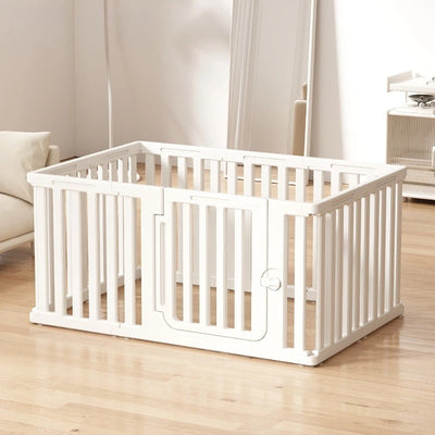 Parc pour Chien en Plastique Modulable 60 cm Intérieur Extérieur