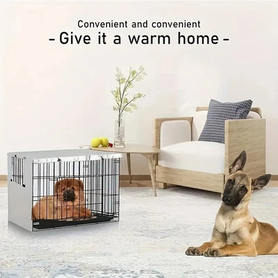 Housse pour Cage de Chien Noire Grande Taille 5 Formats