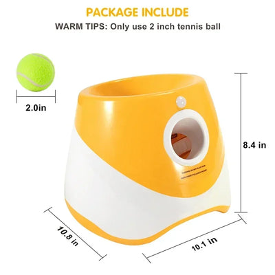 Lanceur de Balle de Tennis Chien Capteur de Mouvement Rechargeable